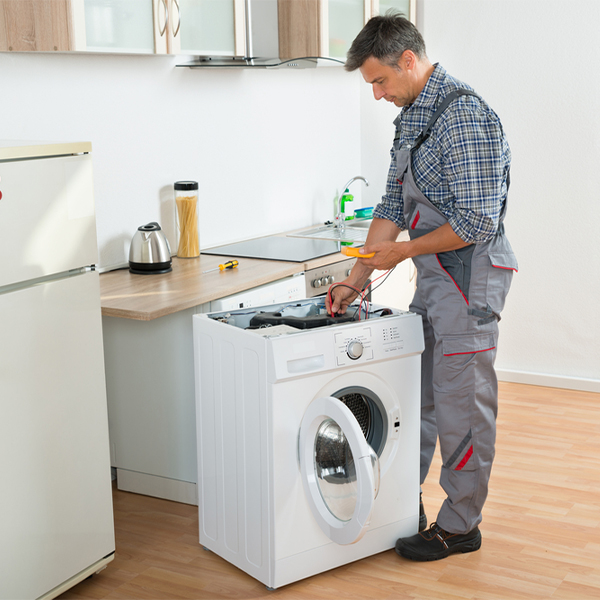 can you walk me through the steps of troubleshooting my washer issue in Schoolcraft Michigan